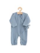 Baba muszlin kezeslábas New Baby blue