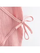 Baba muszlin kezeslábas New Baby pink