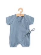 Baba nyári muszlin kezeslábas New Baby blue