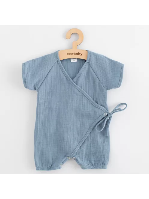 Baba nyári muszlin kezeslábas New Baby blue