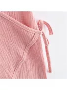 Baba nyári muszlin kezeslábas New Baby pink