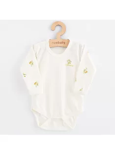 Baba Biopamut hosszú ujjú body New Baby Olives