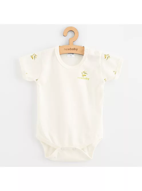 Baba Biopamut rövid ujjú body New Baby Olives