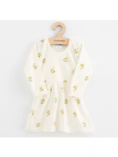 Baba Biopamut hosszú ujjú ruha New Baby Olives