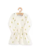 Baba Biopamut hosszú ujjú ruha New Baby Olives