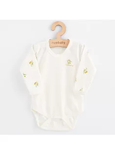 Baba Biopamut hosszú ujjú body New Baby Olives