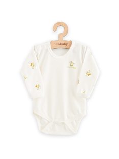 Baba Biopamut hosszú ujjú body New Baby Olives