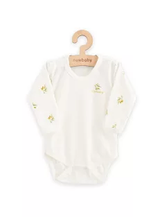 Baba Biopamut hosszú ujjú body New Baby Olives