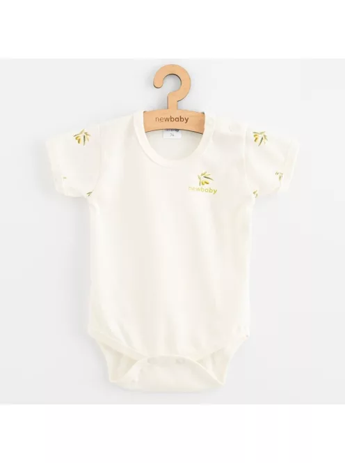 Baba Biopamut rövid ujjú body New Baby Olives