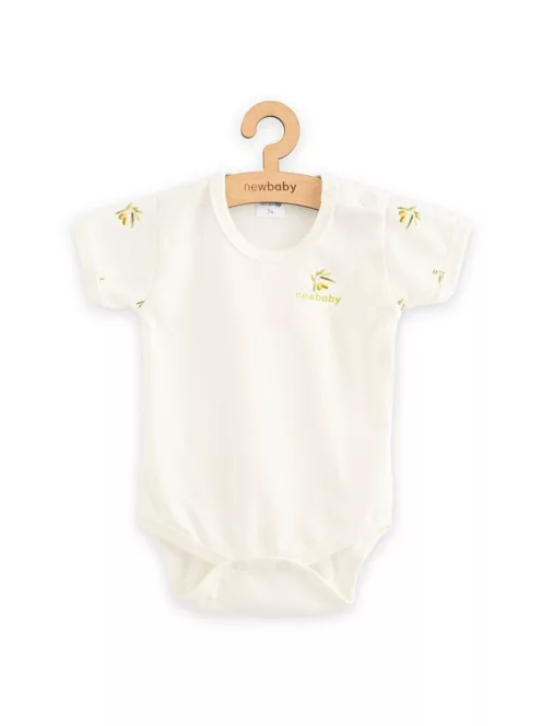 Baba Biopamut rövid ujjú body New Baby Olives