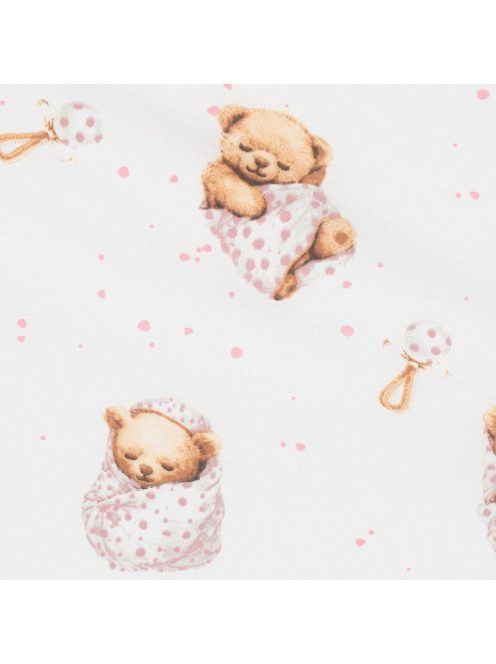 2-részes ágyneműhuzat New Baby Sweet teddy bear 90/120 cm pink