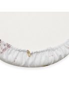 Pamut babakocsihoz való lepedő pamut New Baby Sweet teddy bear 35x75 cm pink