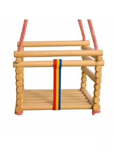 Baby Mix bükkfa gyerek hinta – természetes