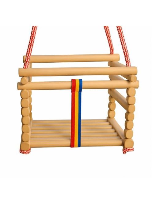 Baby Mix bükkfa gyerek hinta – természetes