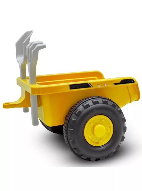 Gyermek lábbal hajtós traktor Baby Mix Benny sárga