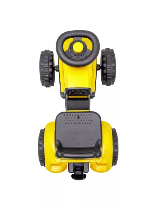 Gyermek lábbal hajtós traktor Baby Mix Benny sárga