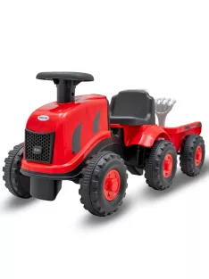 Gyermek lábbal hajtós traktor Baby Mix Benny piros