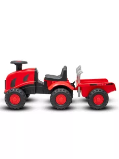 Gyermek lábbal hajtós traktor Baby Mix Benny piros