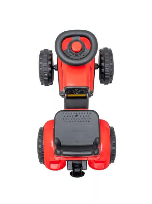 Gyermek lábbal hajtós traktor Baby Mix Benny piros