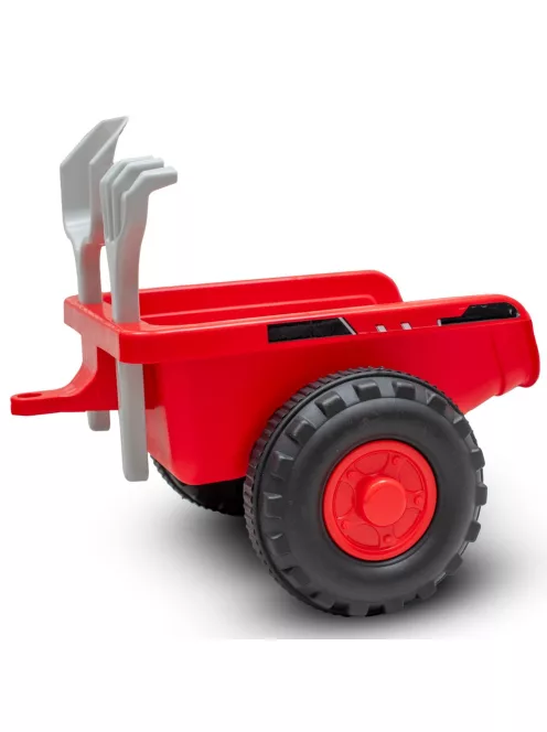 Gyermek lábbal hajtós traktor Baby Mix Benny piros