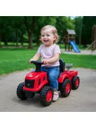 Gyermek lábbal hajtós traktor Baby Mix Benny piros