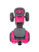 Gyermek lábbal hajtós traktor Baby Mix Benny rózsaszín