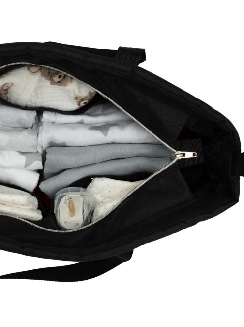 Baby Mix Lux fekete babakocsi táska