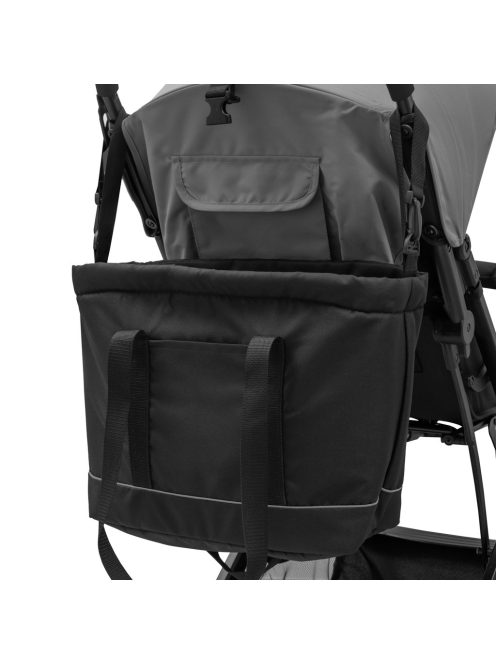 Baby Mix Lux fekete babakocsi táska