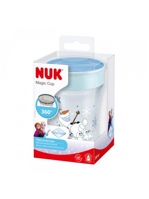 Bájos itató pohár Mini Magic NUK 360° fedéllel Frozen Olaf 230 ml