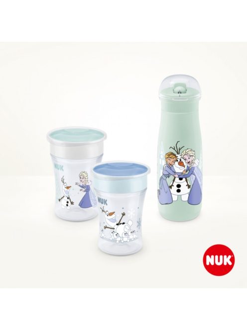 Bájos itató pohár Mini Magic NUK 360° fedéllel Frozen Elsa 230 ml