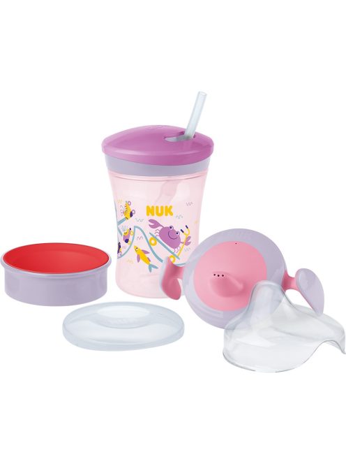 Bájos itató pohár NUK LEARN TO DRINK SET girl