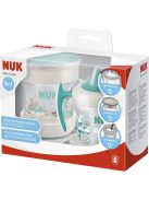 Bájos itató pohár Mini Cups NUK 360° fedéllel neutral