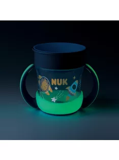 Bájos itató pohár  Mini Magic NUK Cup Night 160 ml blue