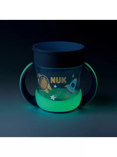 Bájos itató pohár  Mini Magic NUK Cup Night 160 ml blue