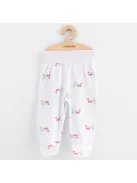 Baba lábfejes nadrág New Baby Classic II raspberry