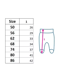 Baba lábfejes nadrág New Baby Classic II raspberry