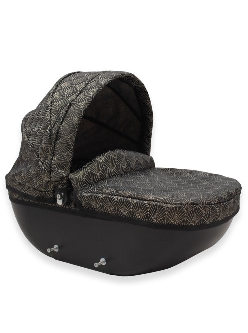Luxus játék babakocsi New Baby COMFORT arany-fekete