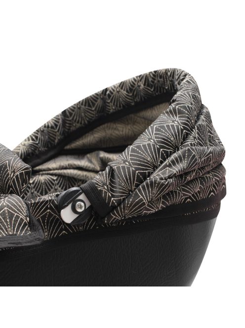 Luxus játék babakocsi New Baby COMFORT arany-fekete