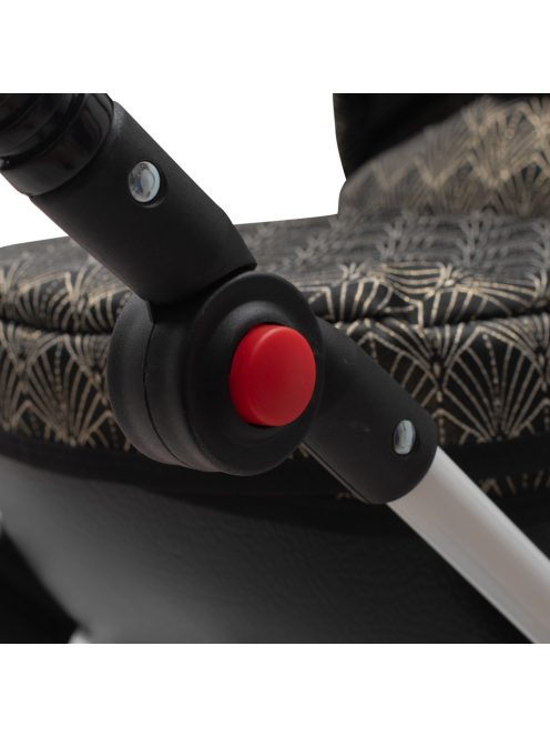 Luxus játék babakocsi New Baby COMFORT arany-fekete