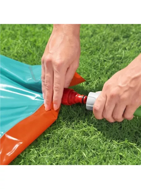 Gyerek vízicsúszda szórófejekkel Bestway H2OGO! StomBlast 4,88 m