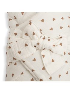 Muszlin megkötős pólya New Baby little heart