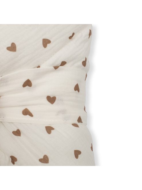 Muszlin megkötős pólya New Baby little heart