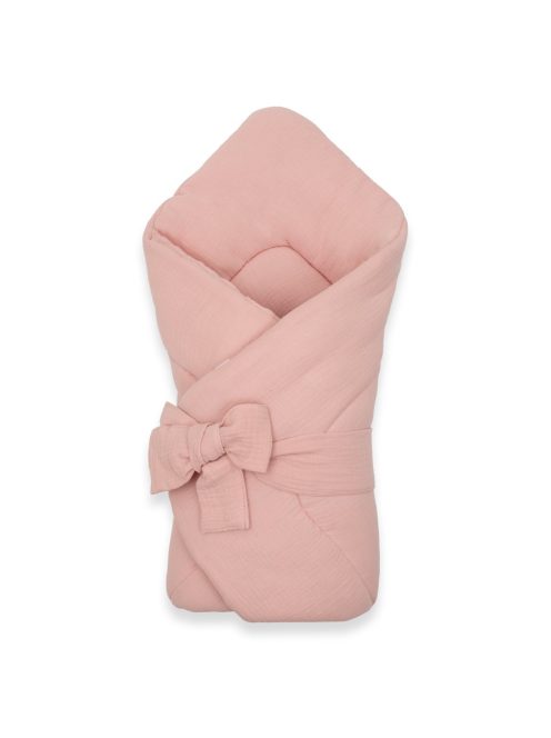 Muszlin megkötős pólya New Baby old pink