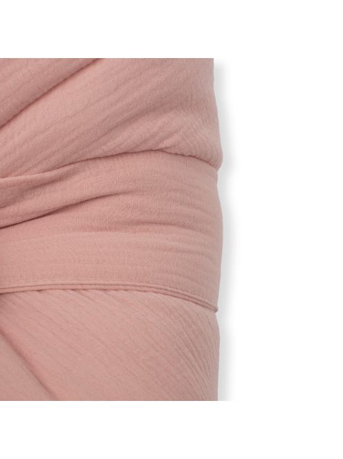 Muszlin megkötős pólya New Baby old pink