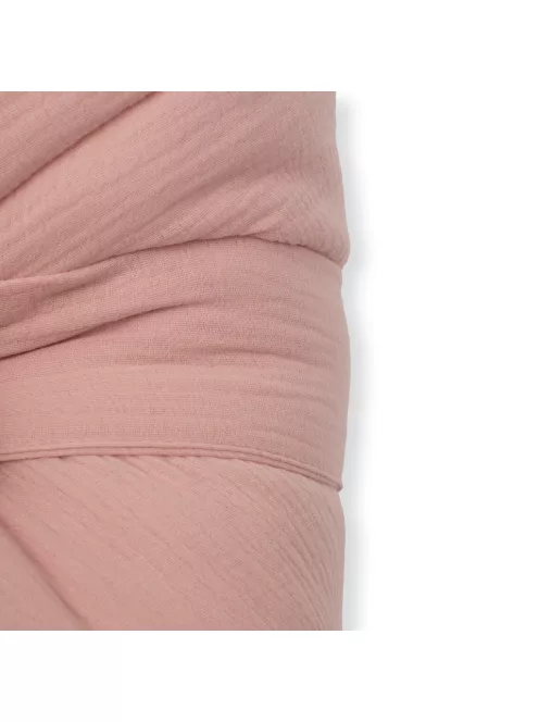 Muszlin megkötős pólya New Baby old pink