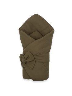 Muszlin megkötős pólya New Baby olive