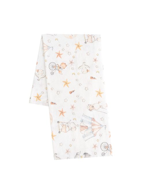 Flanel pelenka nyomtatott mintával New Baby circus