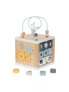 Fa multifunkcionális kocka Safari Montessori Baby Mix