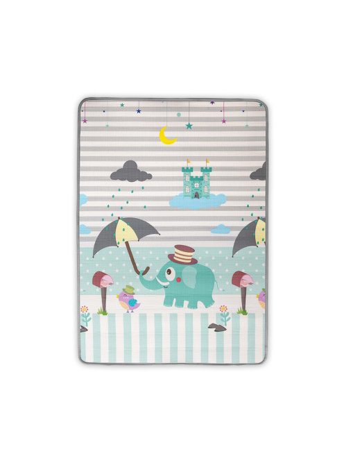 Kétoldalas habszivacs alátét Milly Mally Kinder  Digits and Elephant  178x120 cm
