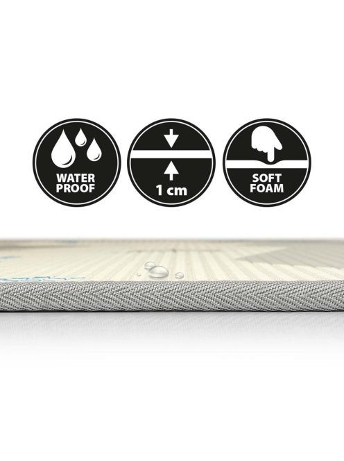 Kétoldalas habszivacs alátét Milly Mally Kinder Sea and Africa 178x120 cm